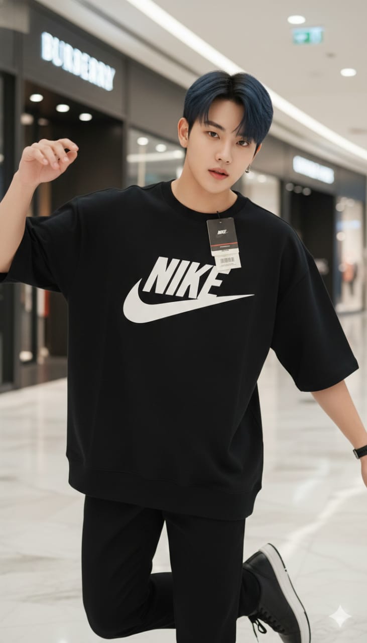 Nike Plain Drop Shoulder Round T-Shirts