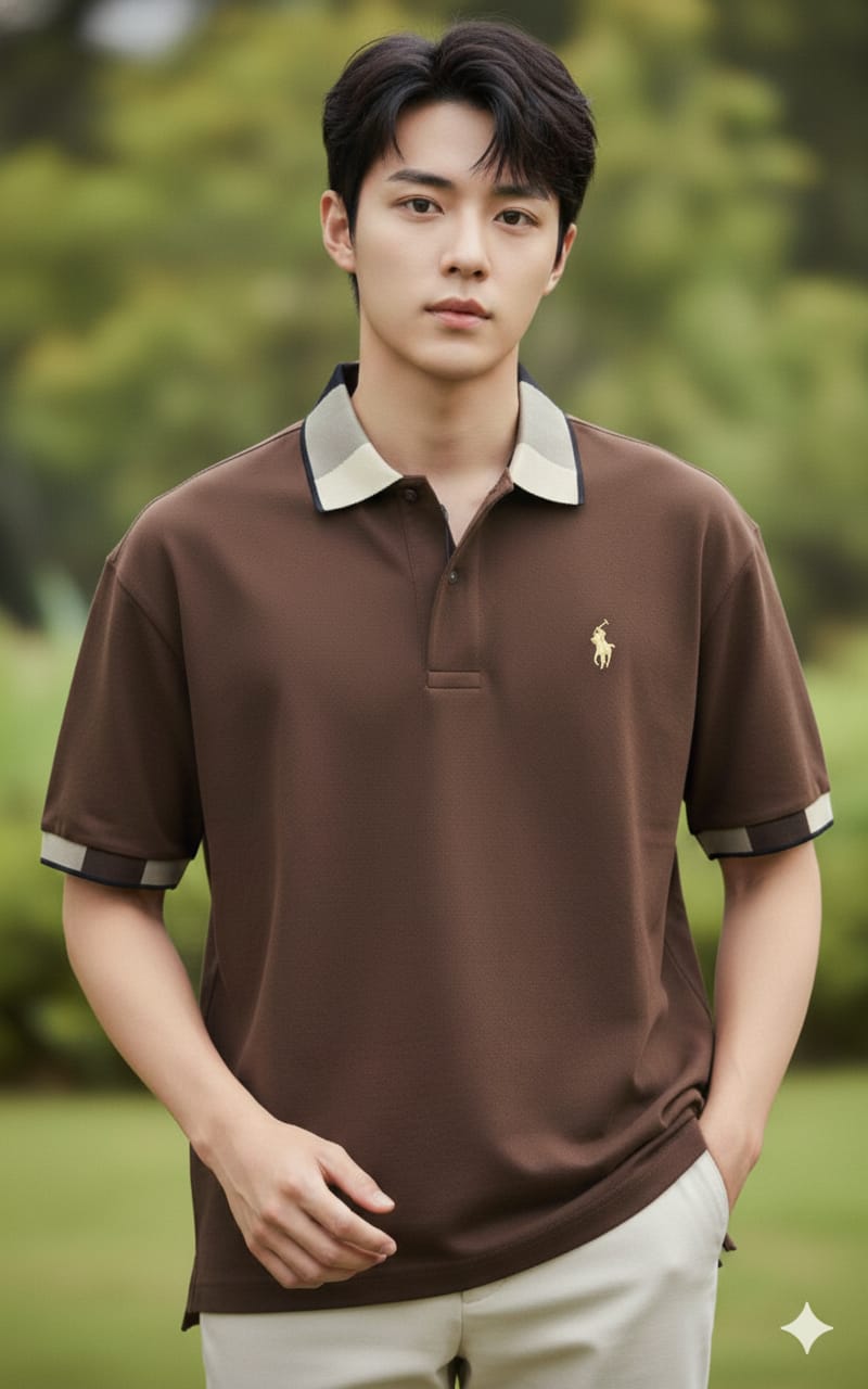 USPA Classic Men's Premium Drop Shoulder Polo T-Shirts - Image 5