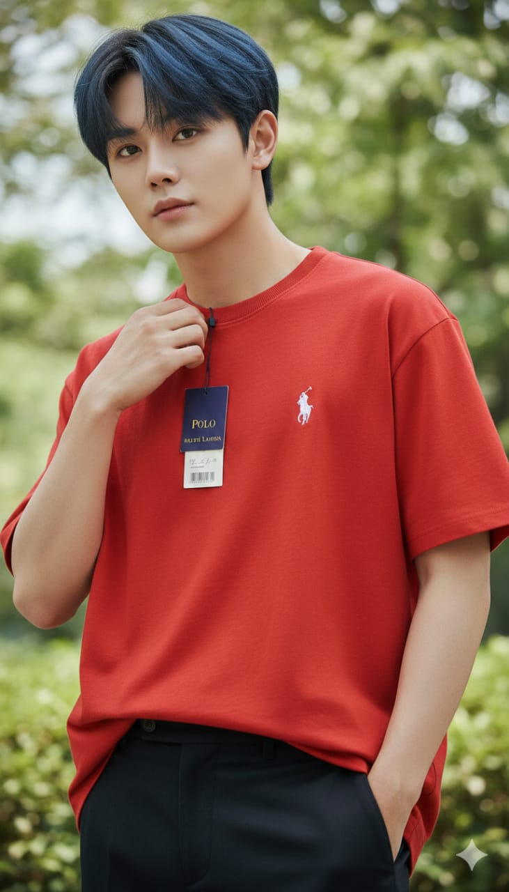 USPA Men's Plain Drop Shoulder Round T-Shirts - Image 8