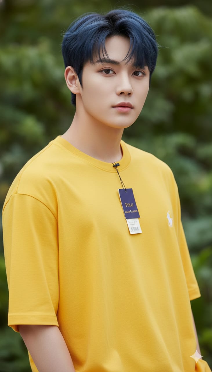 USPA Men's Plain Drop Shoulder Round T-Shirts - Image 5