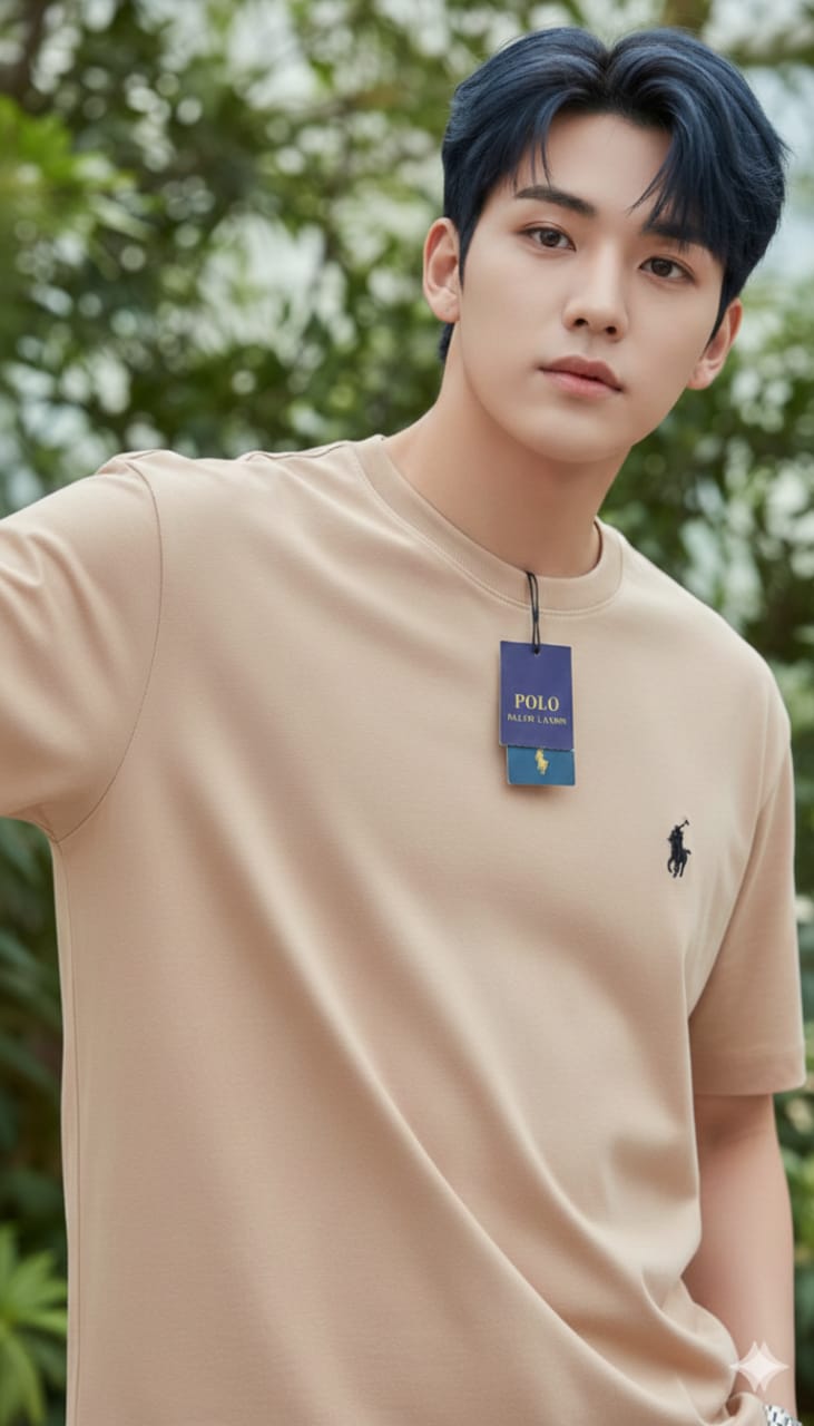 USPA Men's Plain Drop Shoulder Round T-Shirts - Image 9