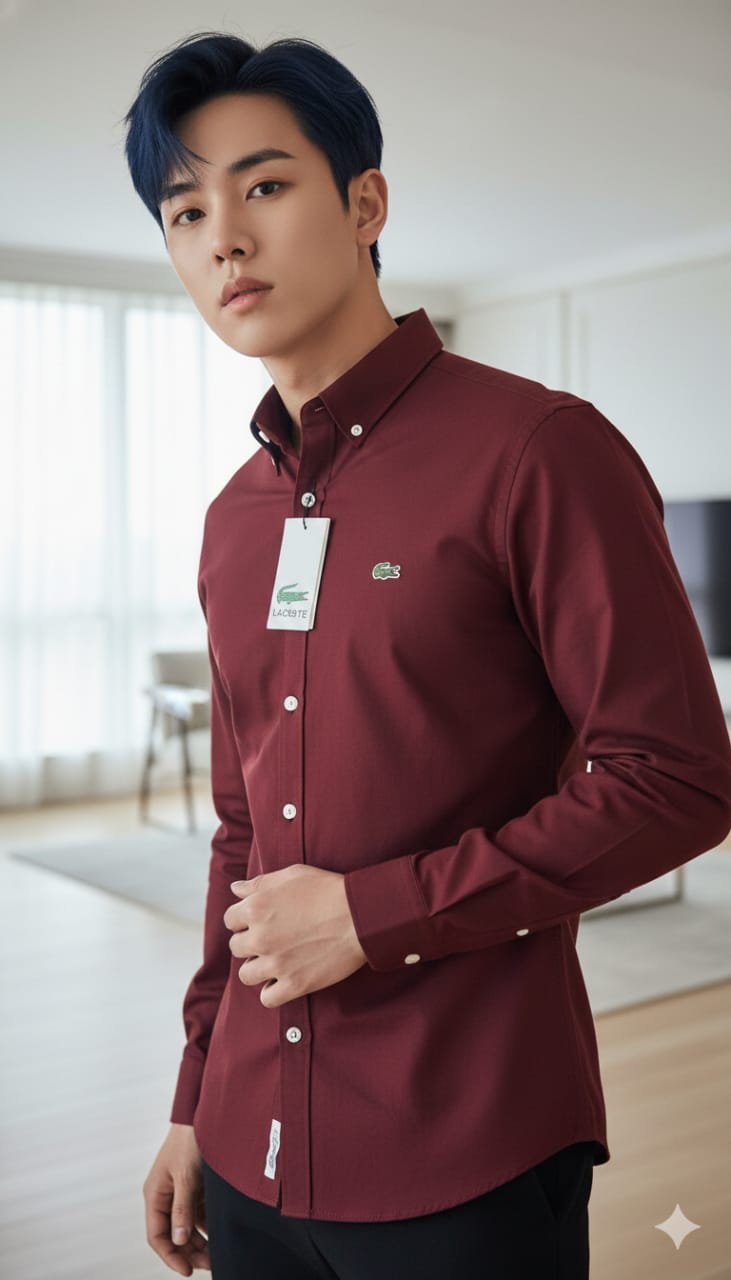 Lacoste Men’s Premium Cotton Shirt