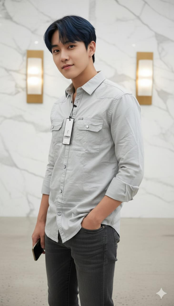 Premium Men’s Slim-Fit Oxford Cotton Shirt