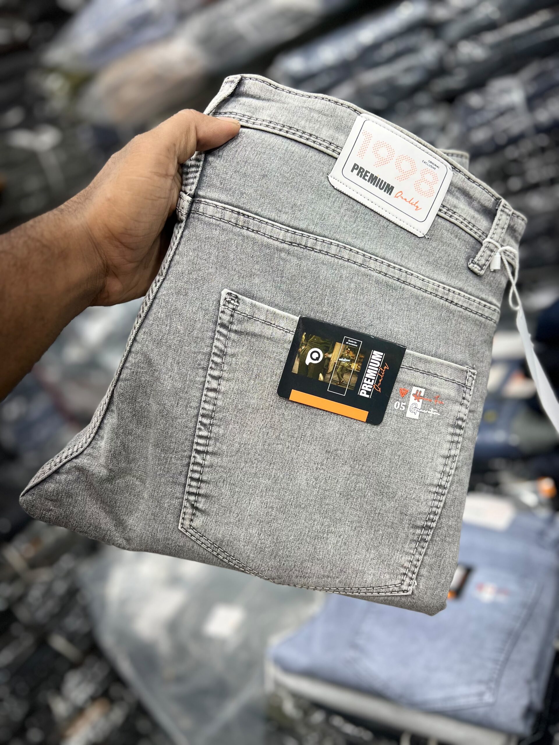 1998 Premium Washed Denim Jeans - Image 5
