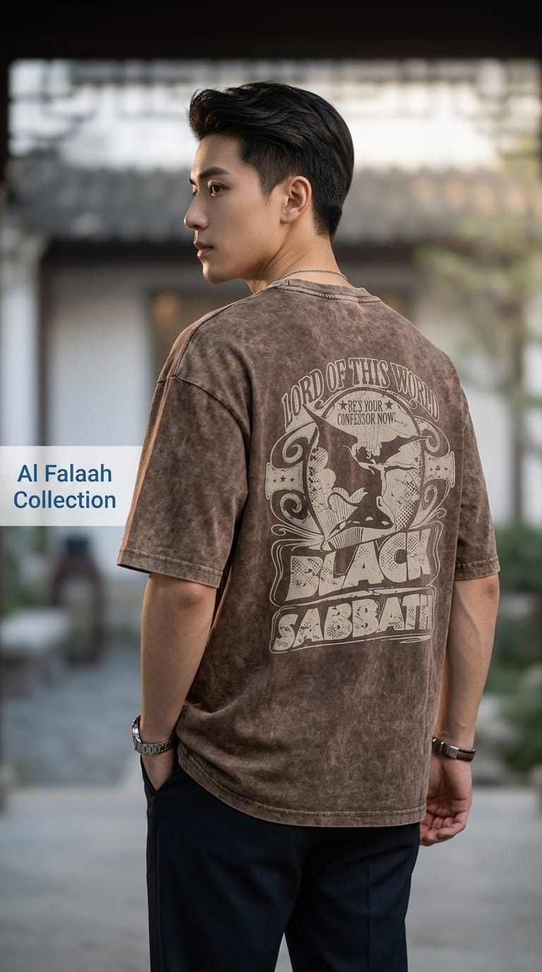 Black Sabbath Acid Wash Oversized T-Shirt - Image 12