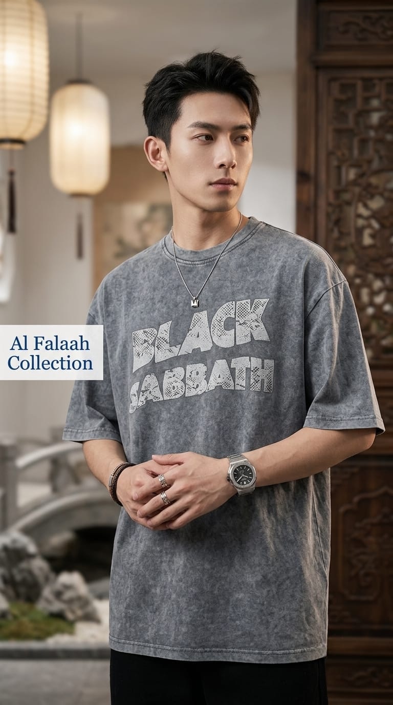 Black Sabbath Acid Wash Oversized T-Shirt - Image 7