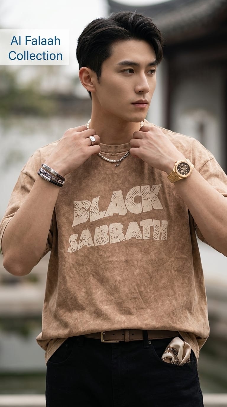 Black Sabbath Acid Wash Oversized T-Shirt