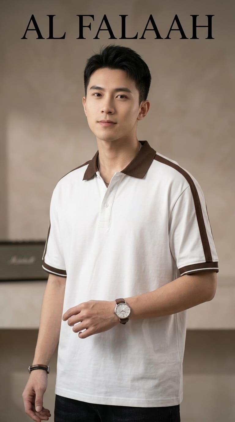Classic Contrast Trim Polo T-Shirt - Image 4