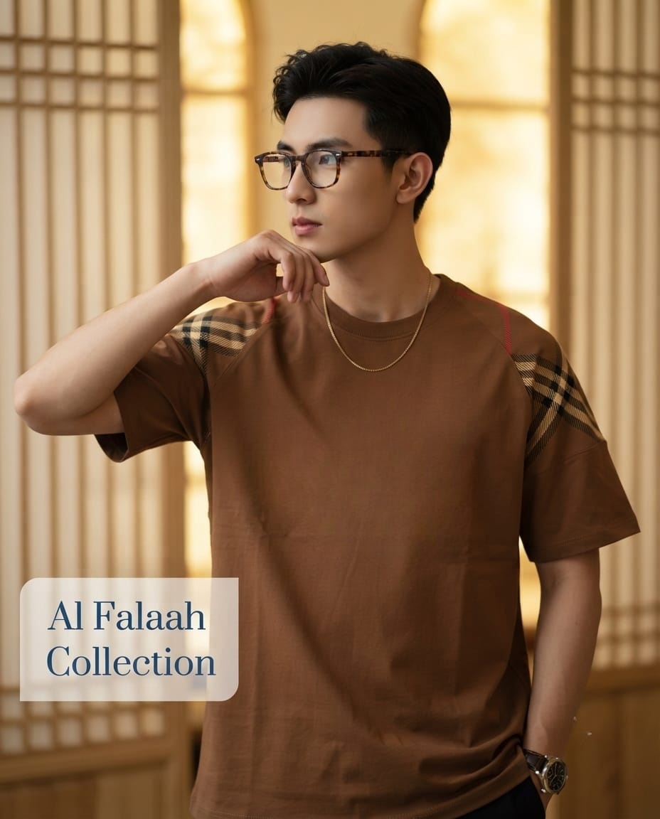 Essential Oversized Round Neck T-Shirt - Image 4