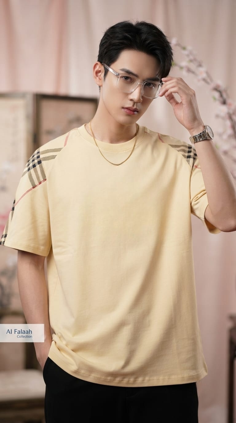 Essential Oversized Round Neck T-Shirt - Image 5