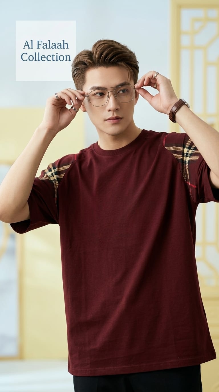 Essential Oversized Round Neck T-Shirt - Image 2