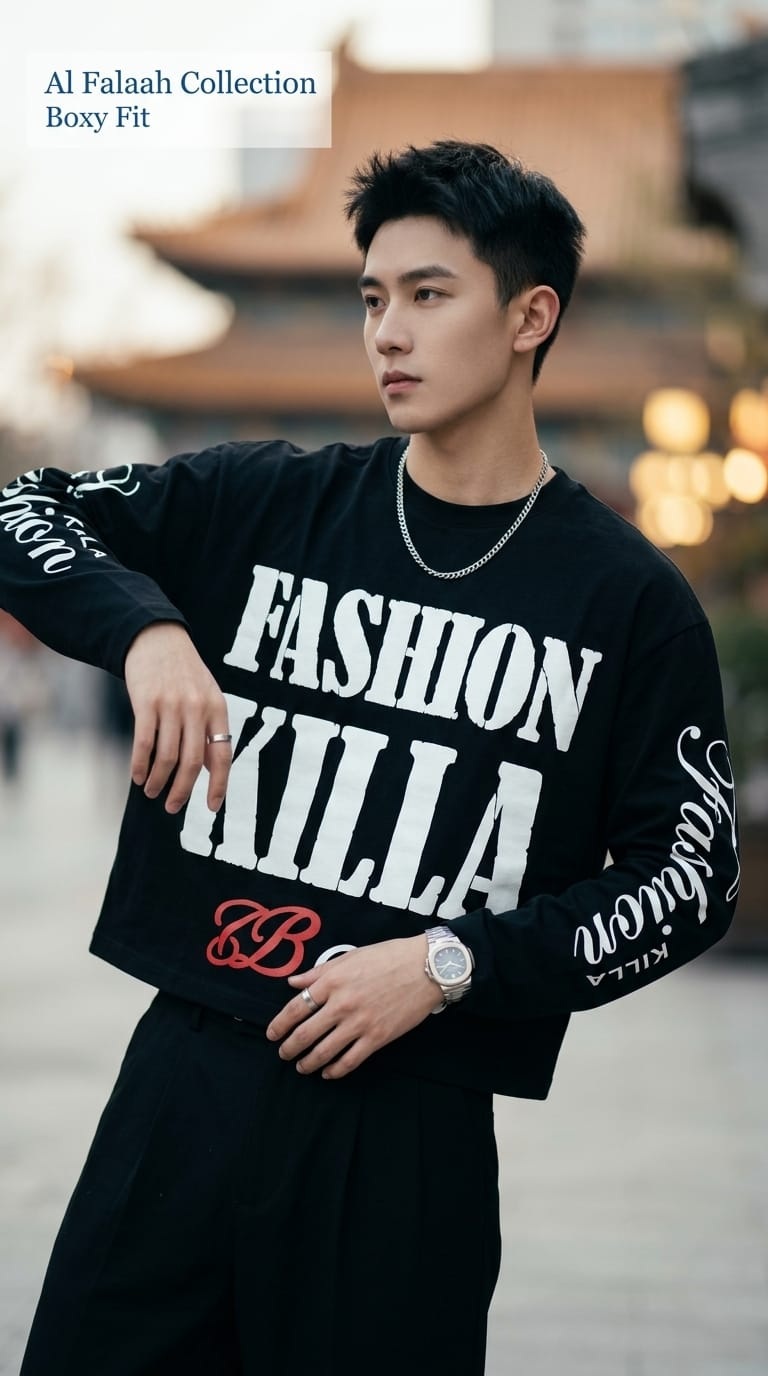 Fashion Killa Long Sleeve Graphic T-Shirt - Image 4