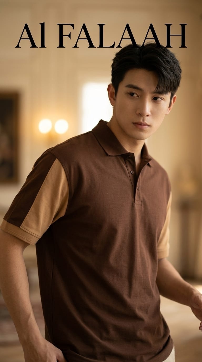 Heritage Contrast Collar Polo T-Shirt