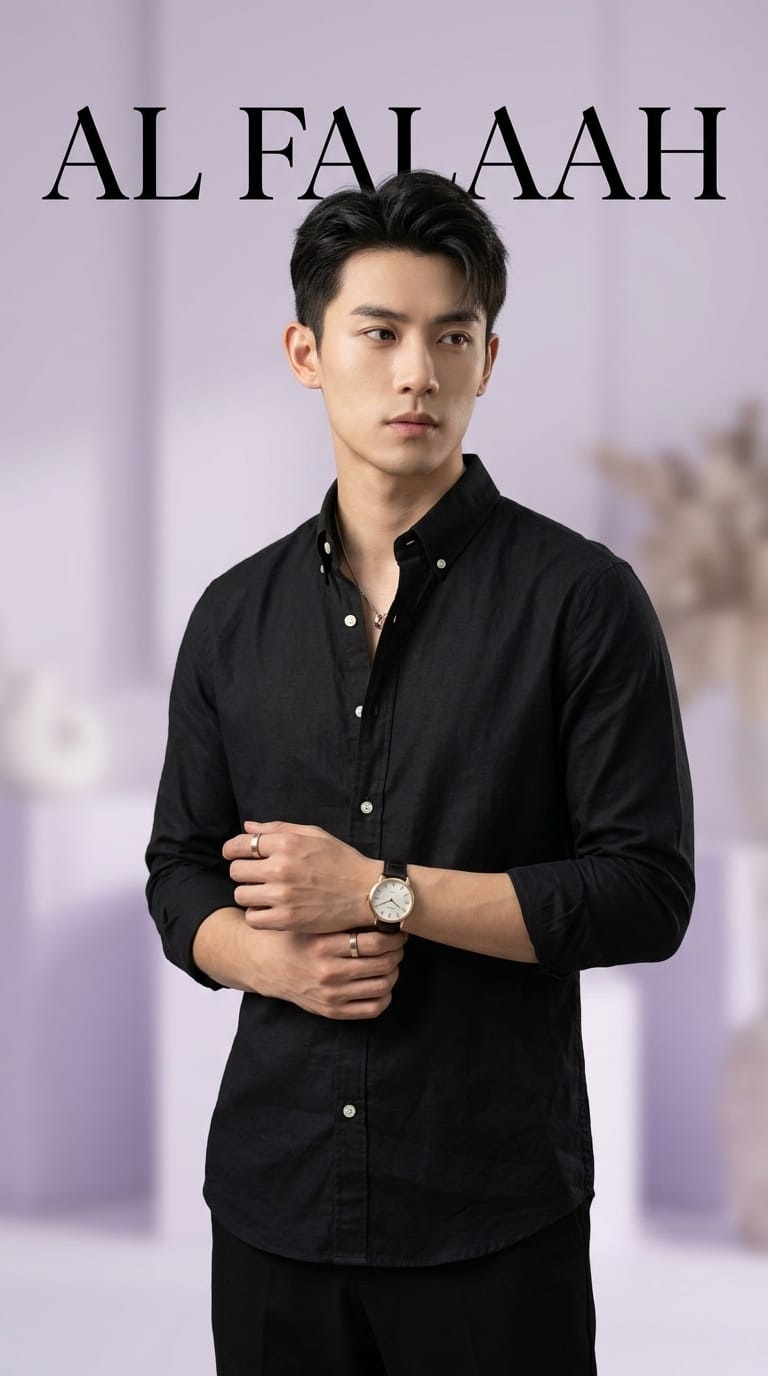 Linen Texture Casual Full Sleeve Shirt - Image 2