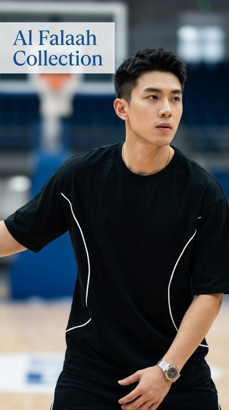 Performance Contrast Piping T-Shirt - Image 4