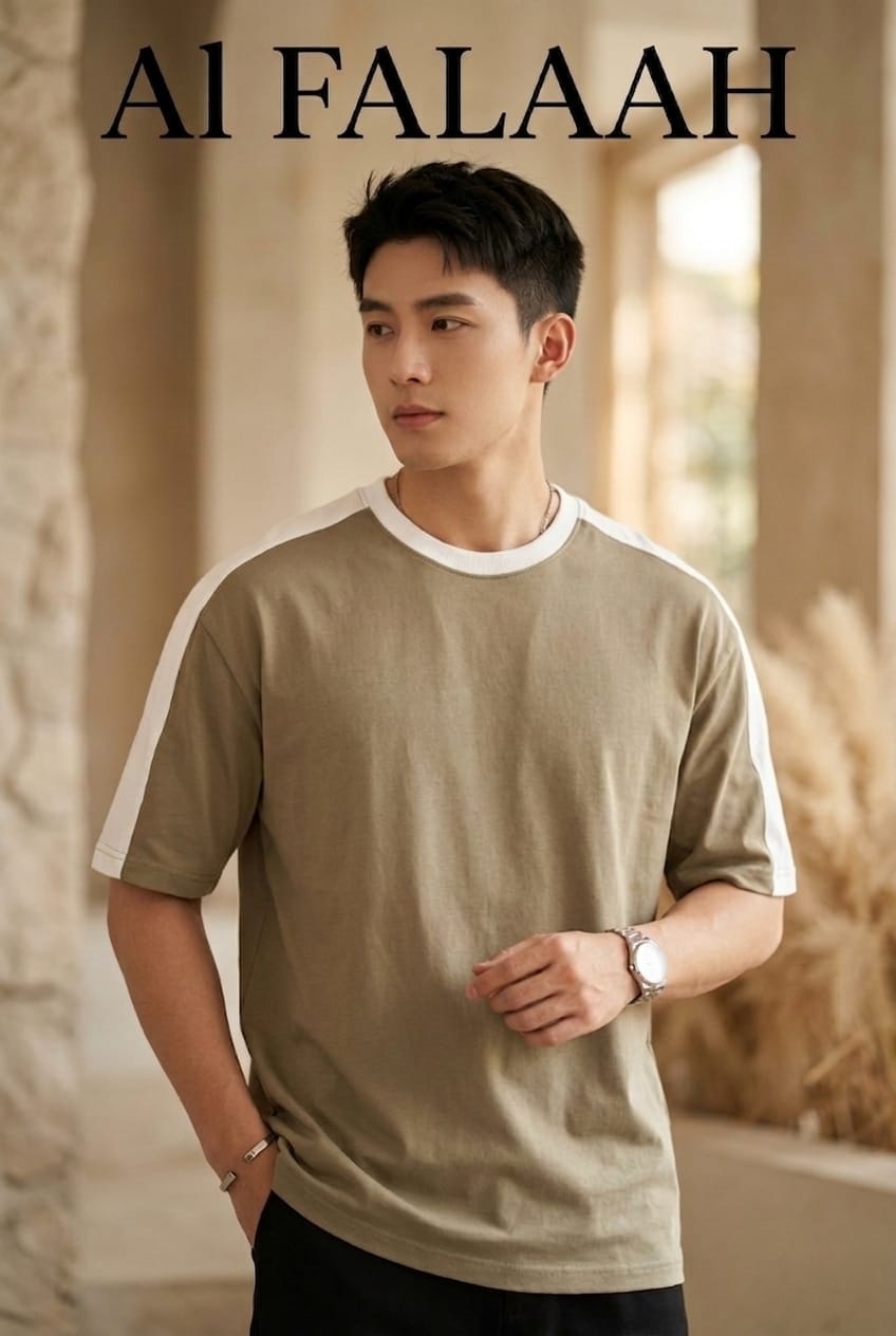 Raglan Contrast Sleeve T-Shirt - Image 2