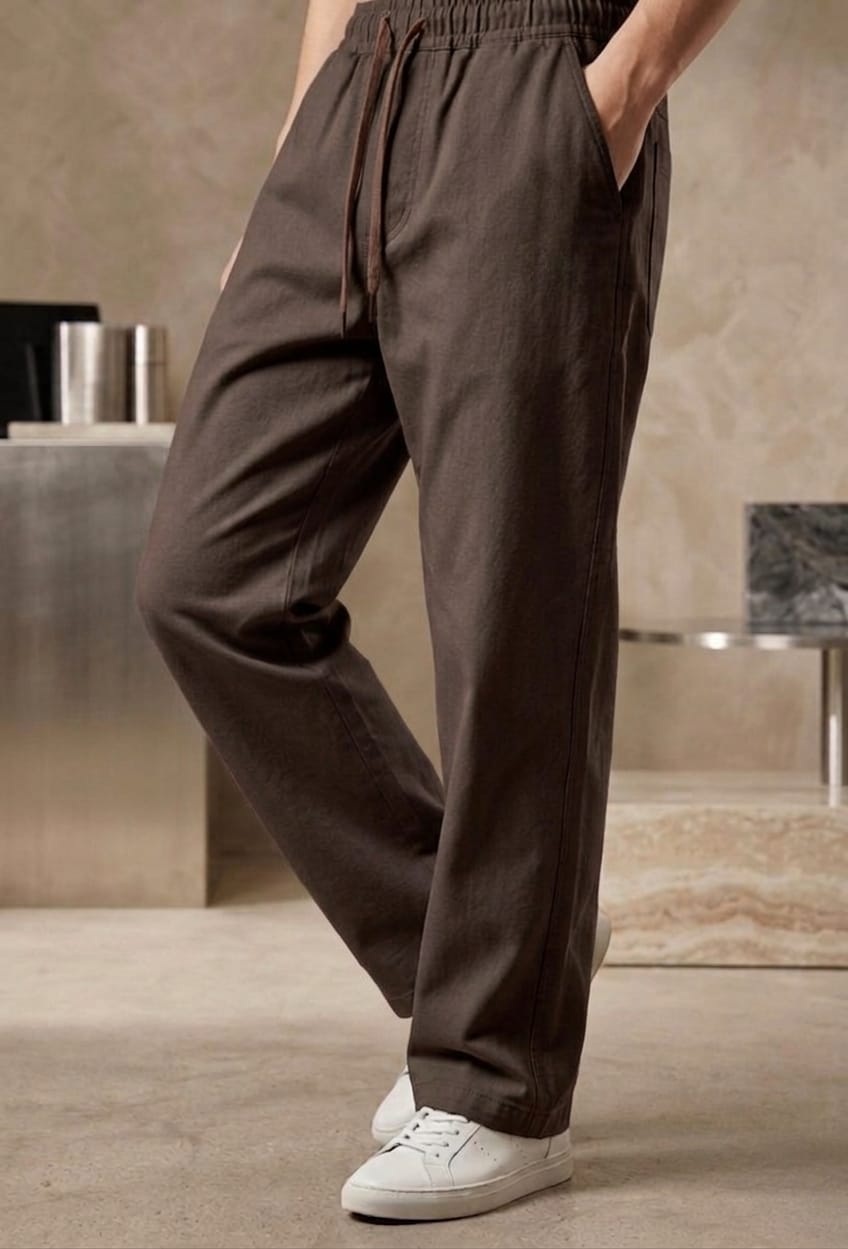 Relaxed Straight Fit Trousers - Image 6