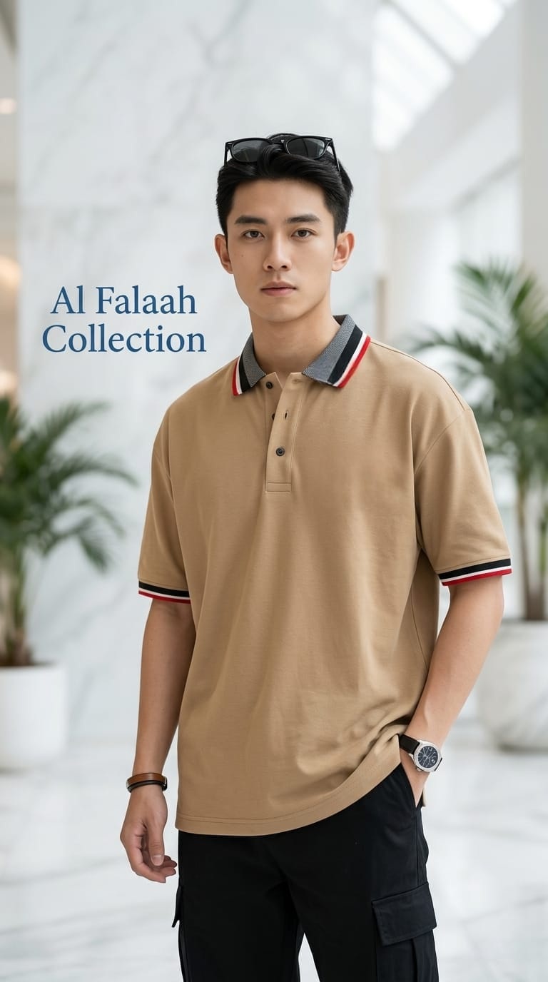 Signature Tipped Collar Polo T-Shirt - Image 5