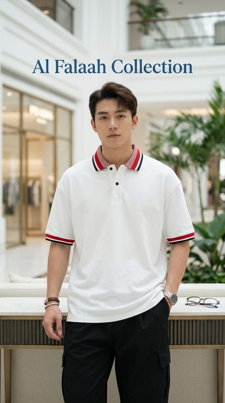 Signature Tipped Collar Polo T-Shirt