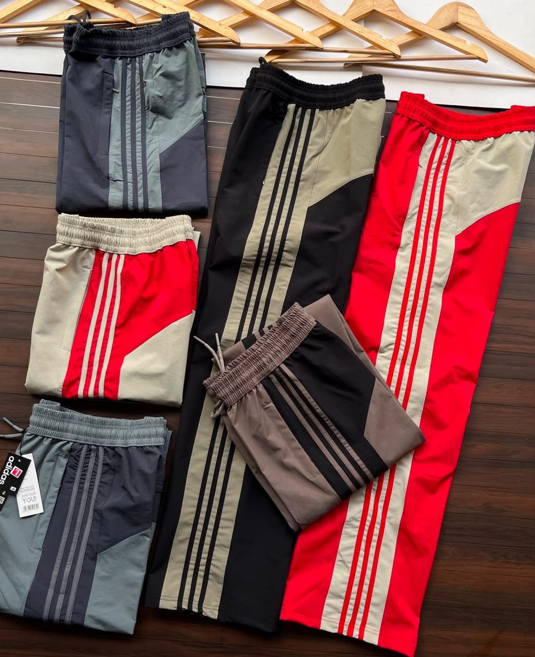 Triple Stripe Casual Track Pants