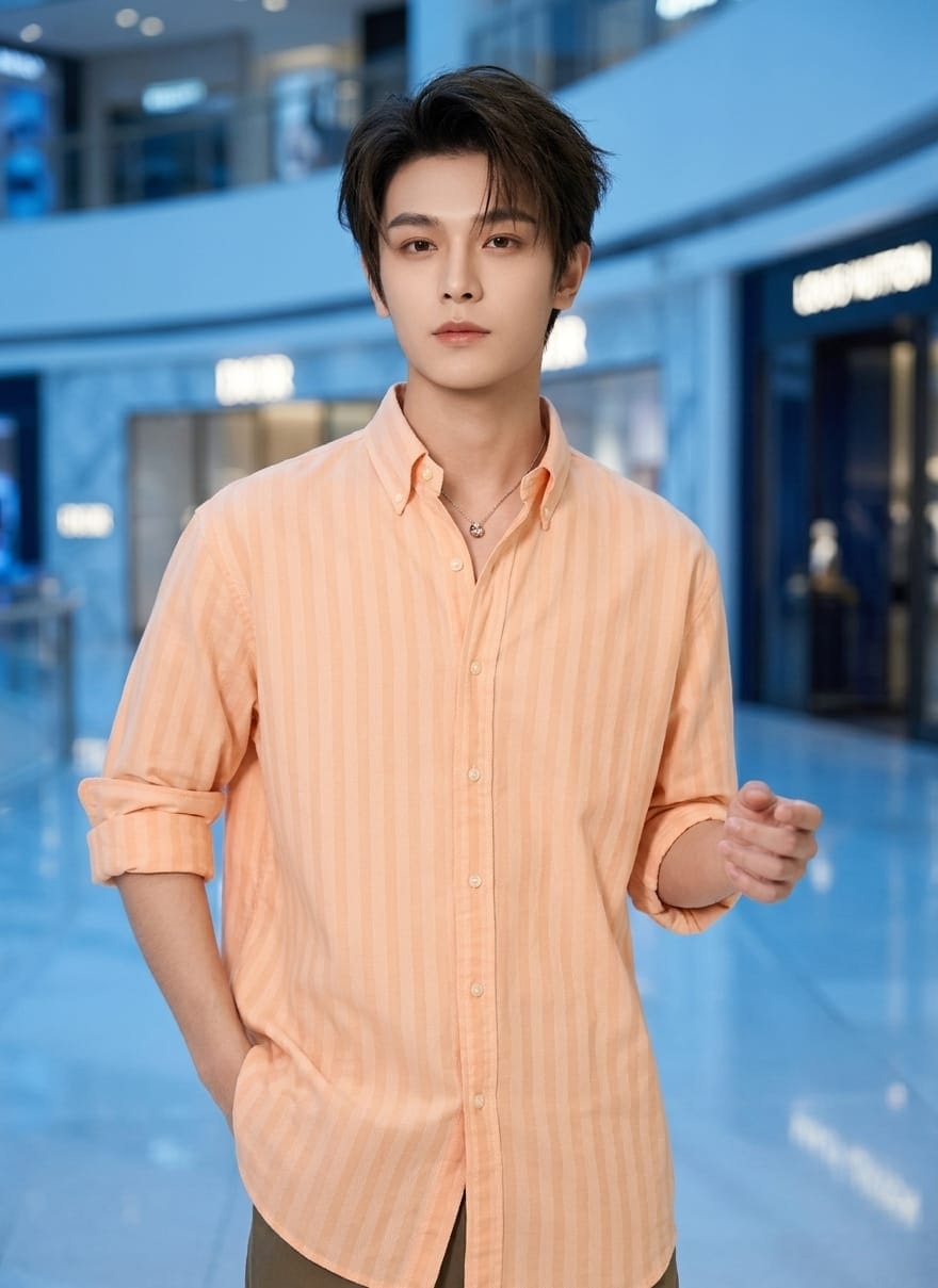 Vertical Striped Casual Full Sleeve Shirt