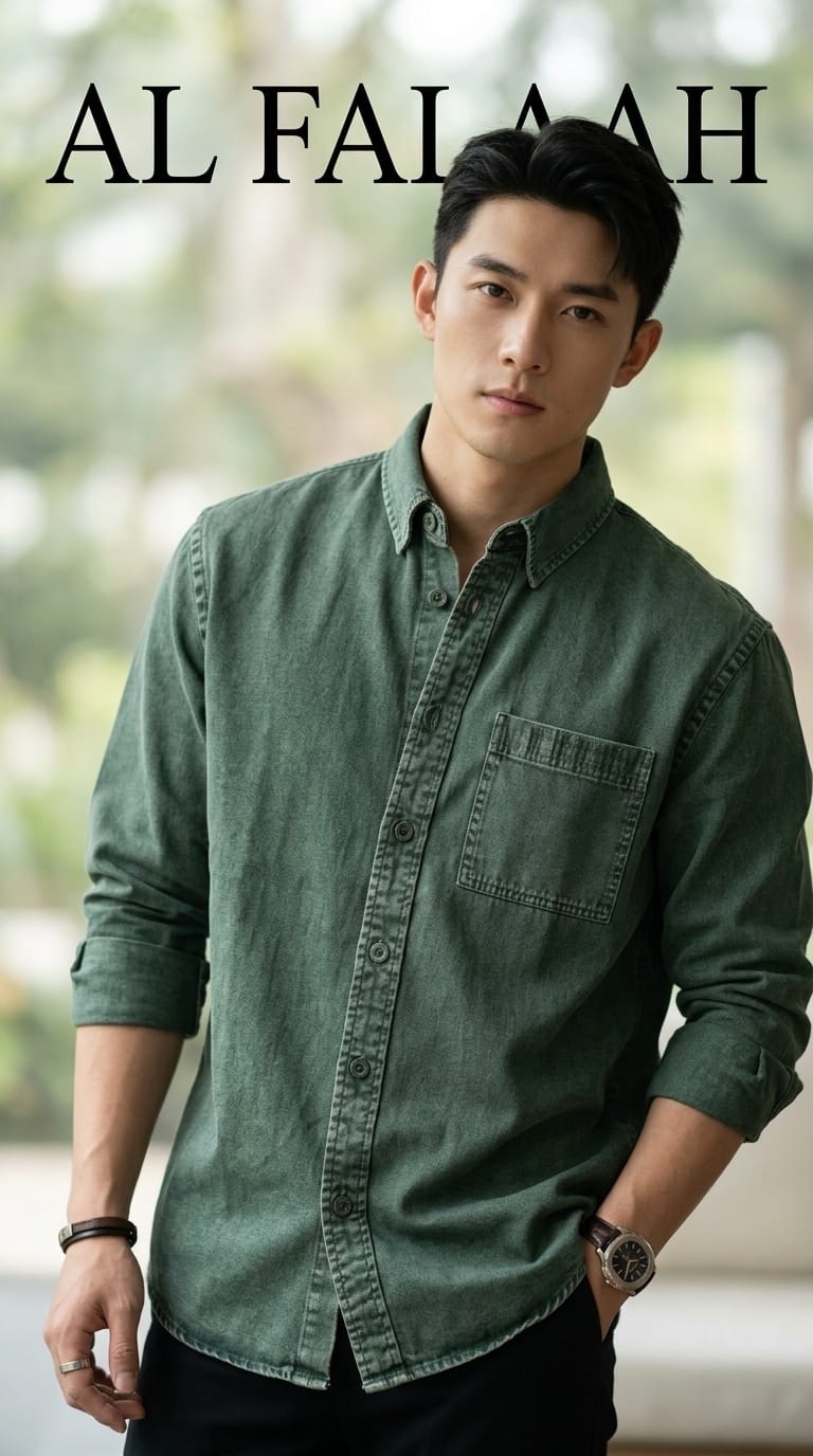 Washed Cotton Casual Full Sleeve Shirt - Image 6