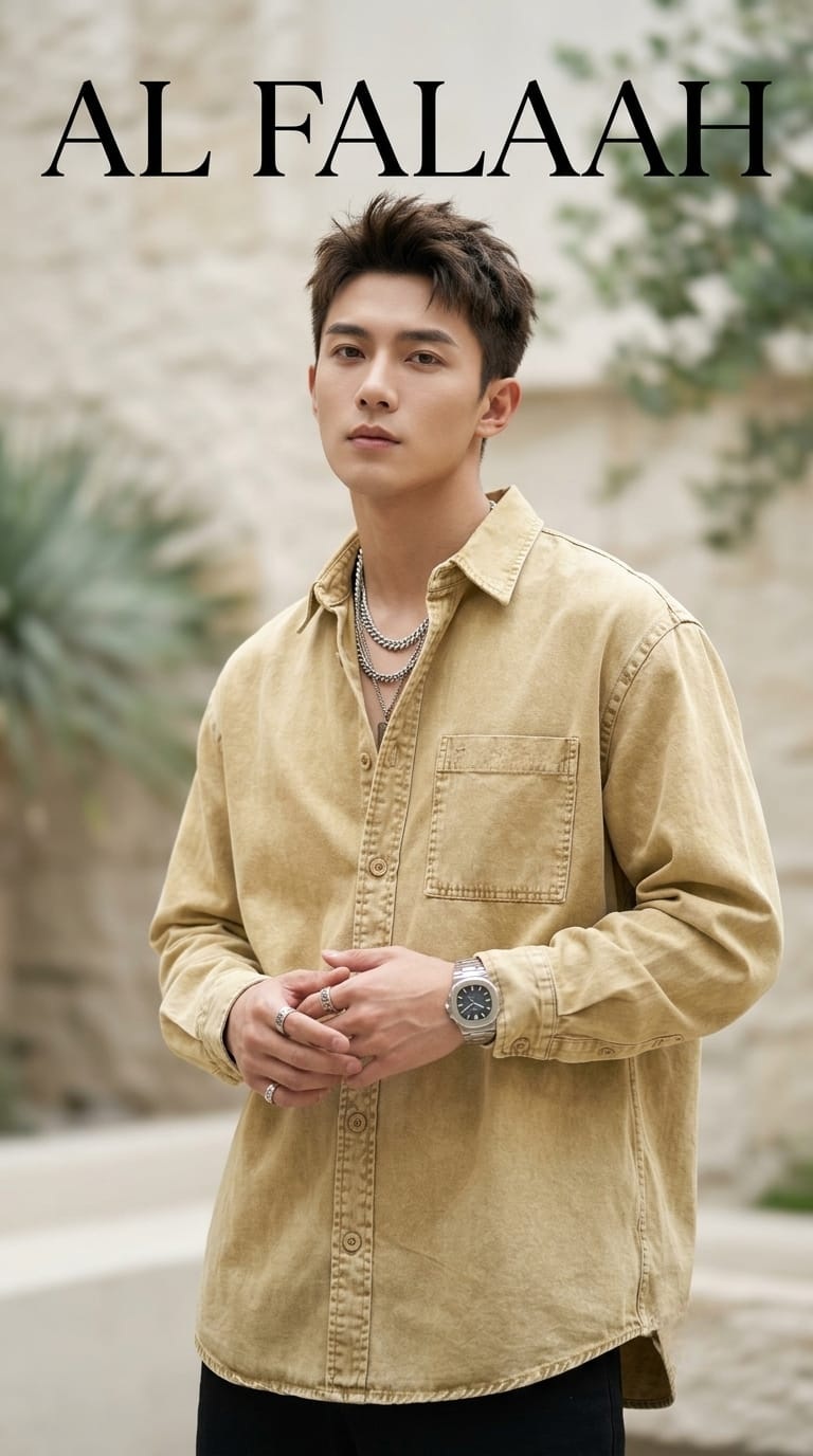 Washed Cotton Casual Full Sleeve Shirt - Image 4